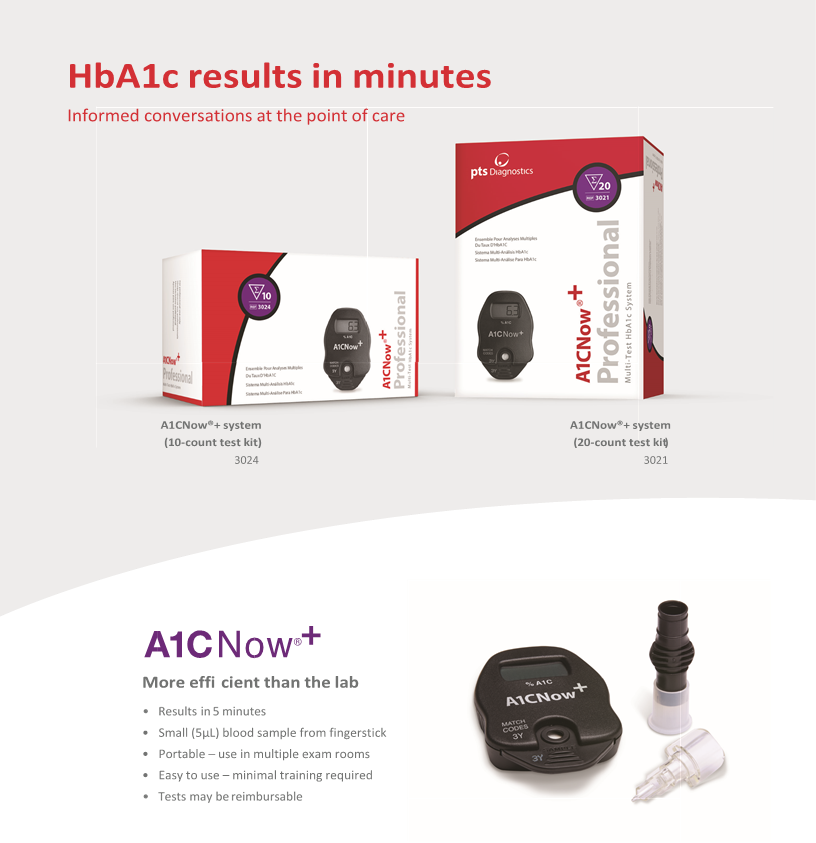A1CNow+ Sell Sheet PTS Diagnostics