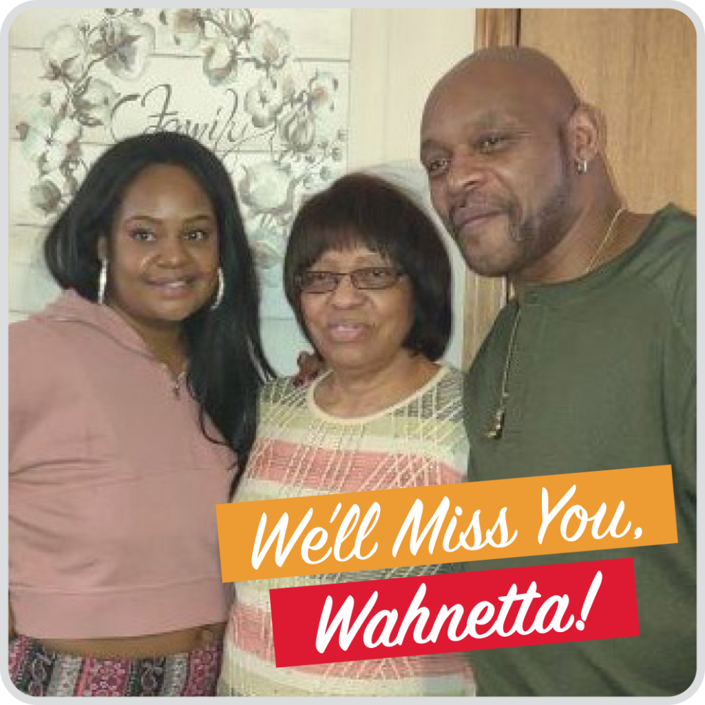 Wahnetta Beverly - We'll miss you!